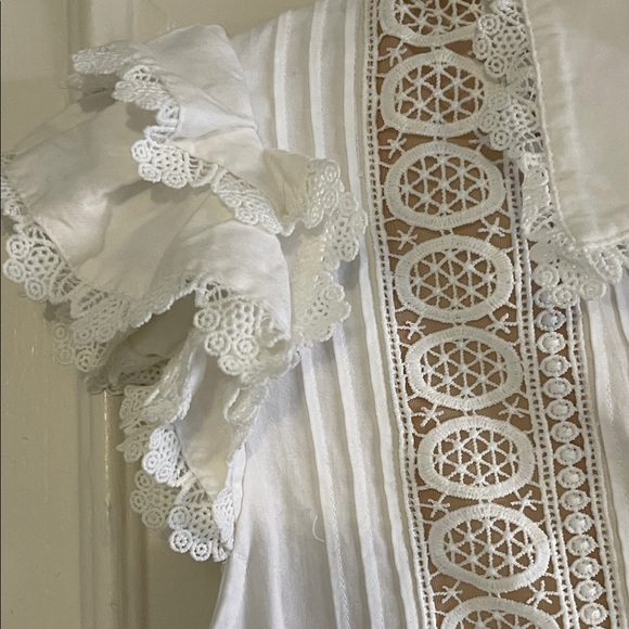 Alice + Olivia White Lace Mini Dress - Picture 5 of 10